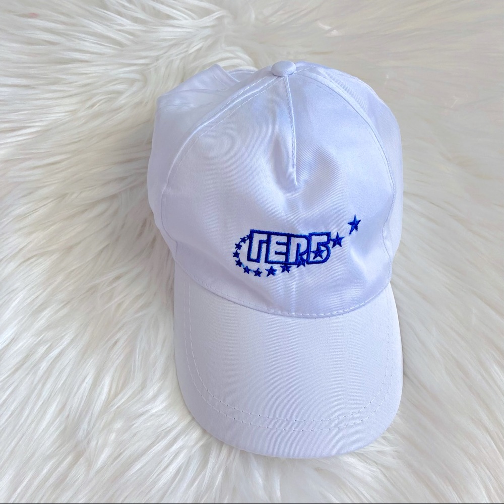 Adjustable White Baseball Hat